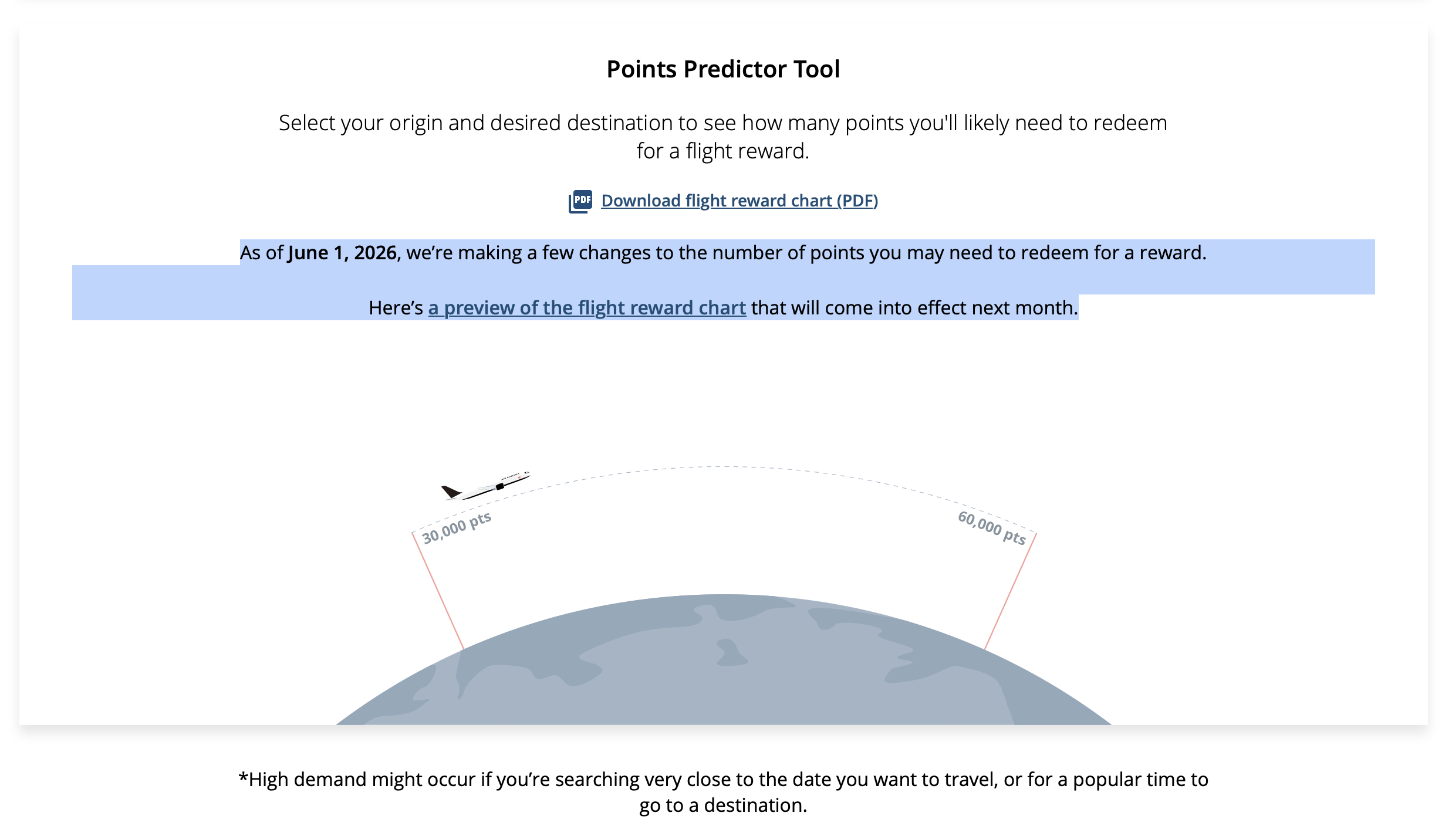 加航Aeroplan意外泄露六月兑换表贬值——而加拿大知名博主们集体装死